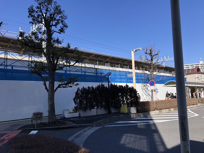 埼玉県某市駅店舗工事