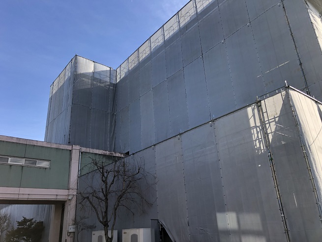 群馬県某市県立高校外壁改修工事