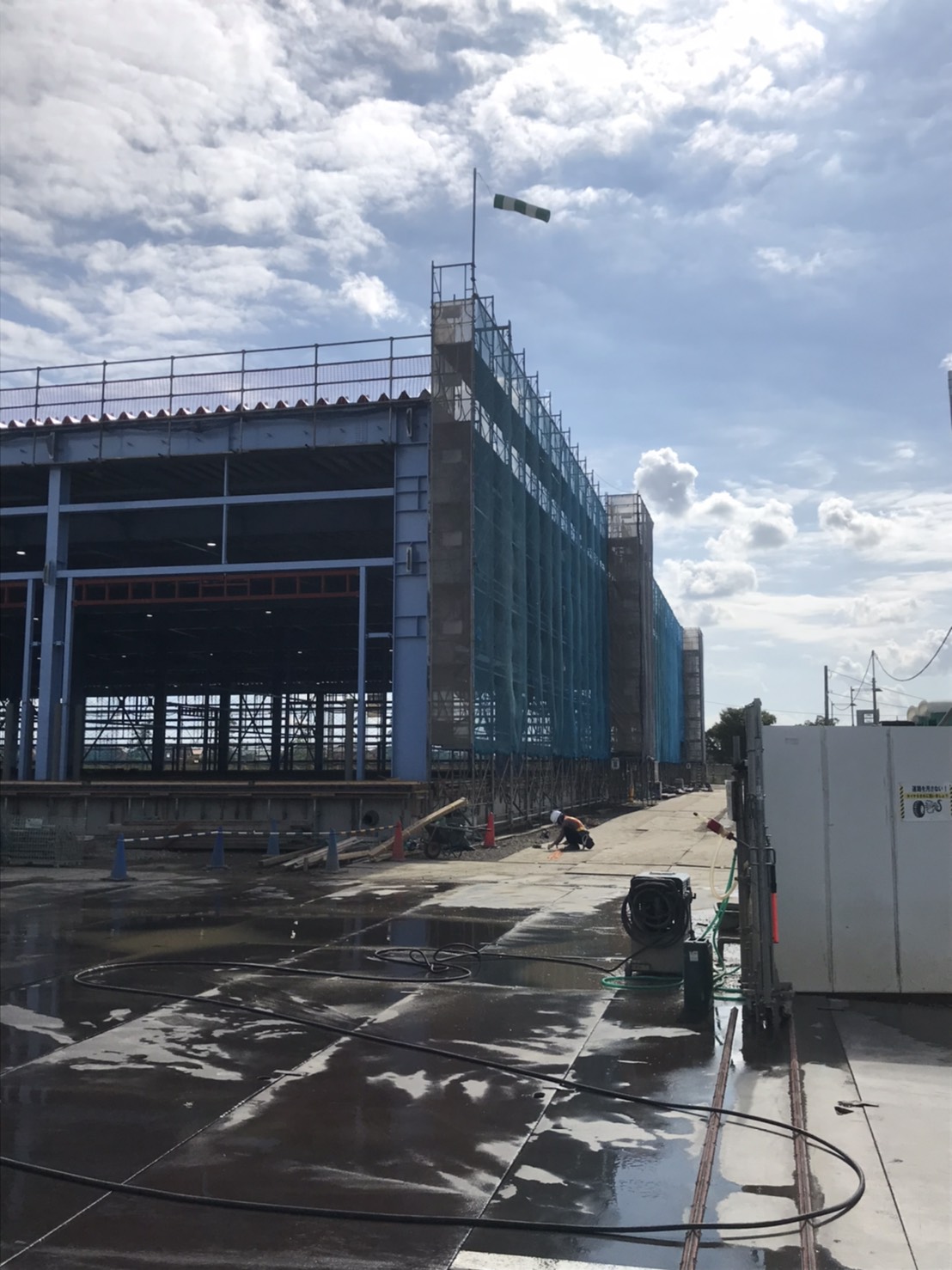 群馬県某市倉庫 新築工事