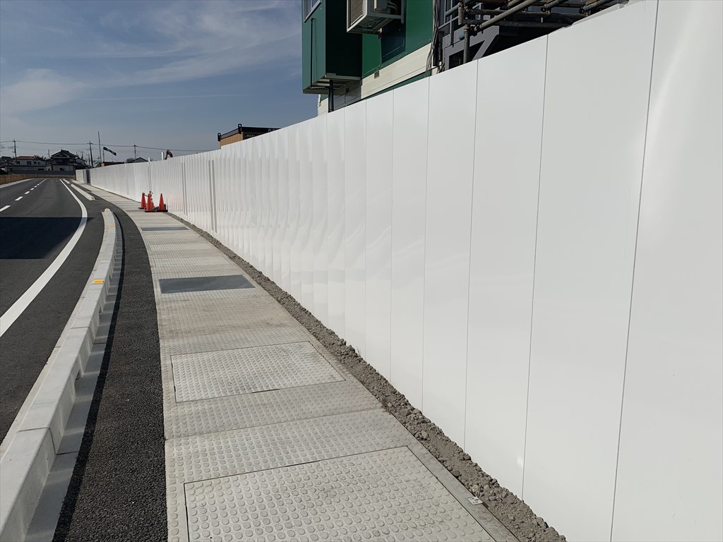 群馬県館林市某所　仮囲い