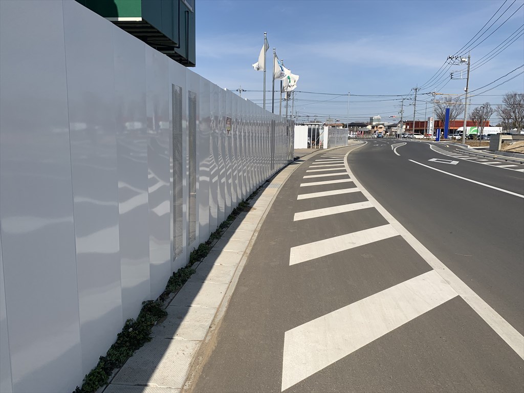 群馬県館林市某所　仮囲い