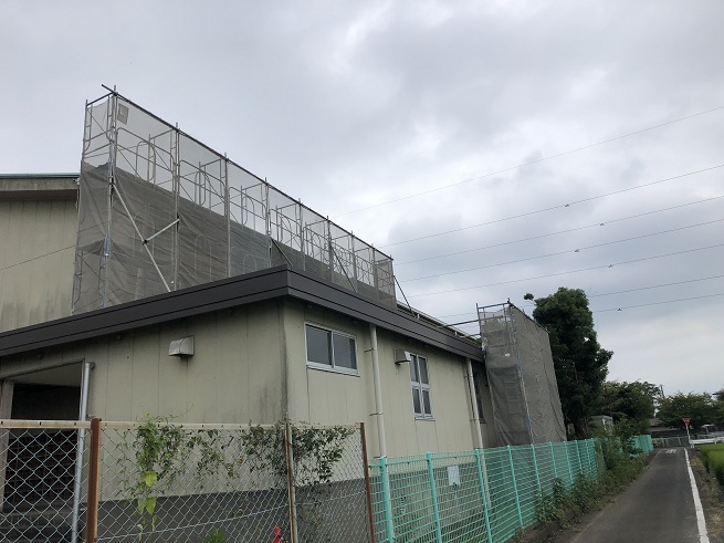 埼玉県某市体育館屋根改修工事