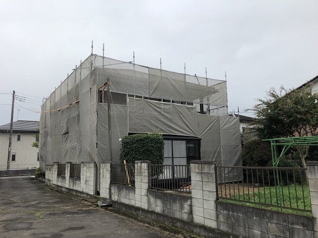 群馬県某市住宅外装工事