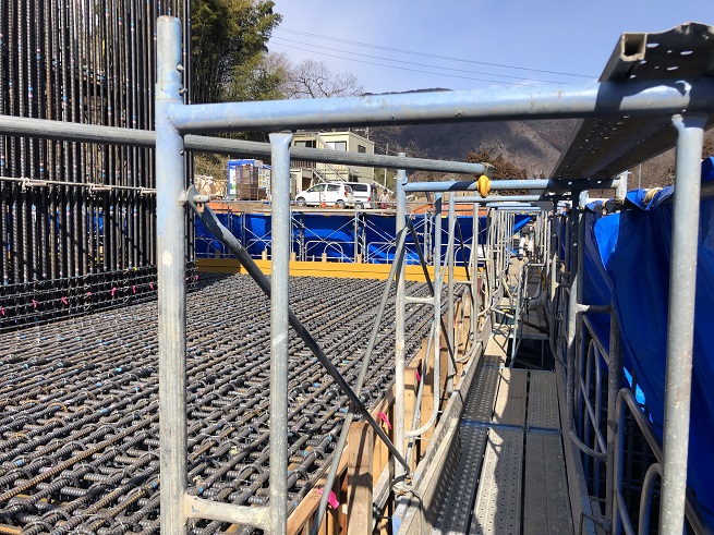 群馬県某所橋脚工事