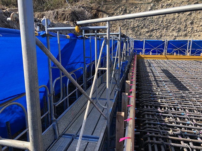 群馬県某所橋脚工事