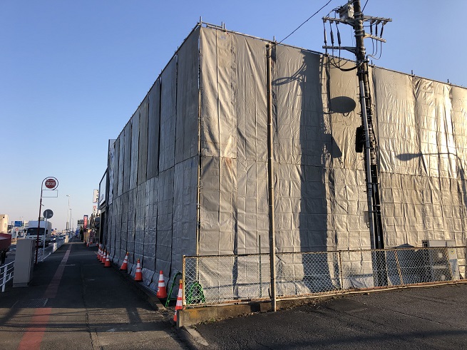 群馬県某市店舗解体工事