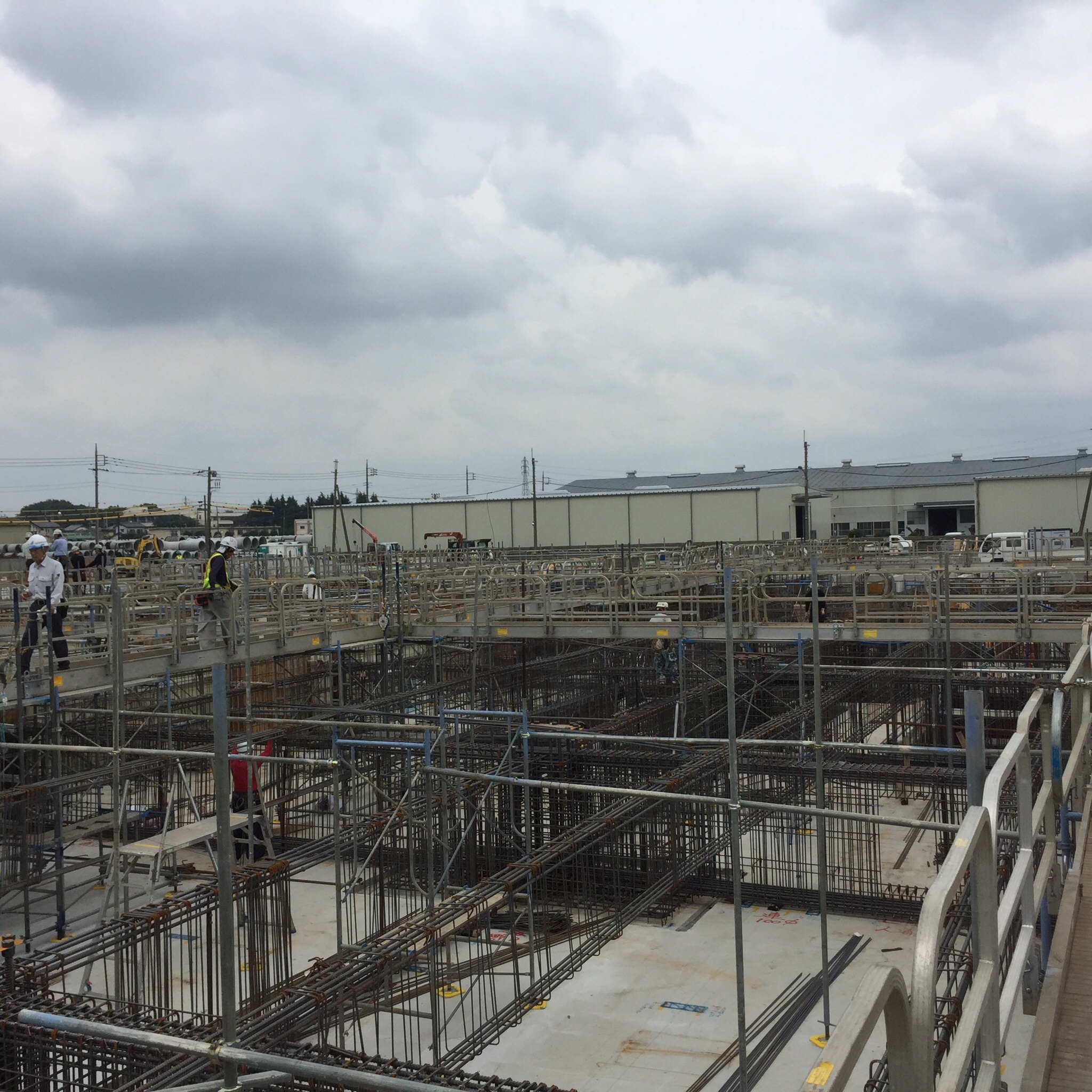 N社工場新築工事(地足場)