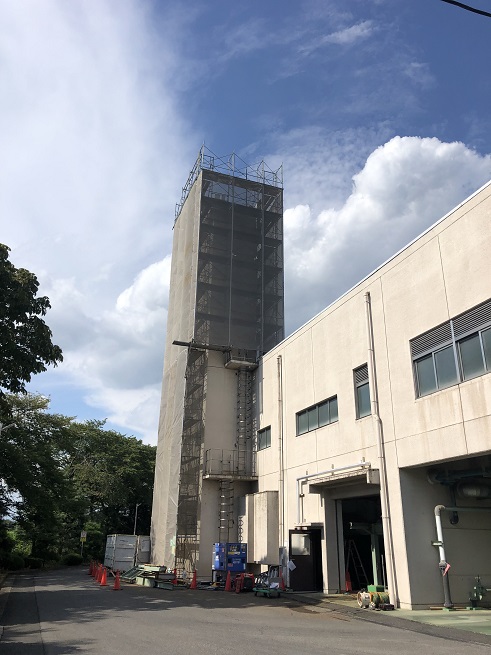 栃木県某市煙突改修工事