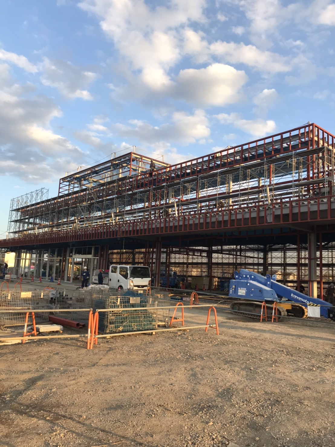 群馬県某自動車販売店新築工事