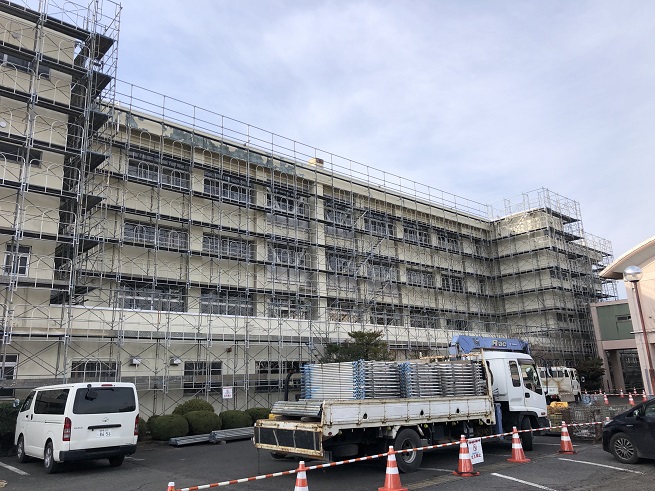 群馬県某高校外壁改修工事